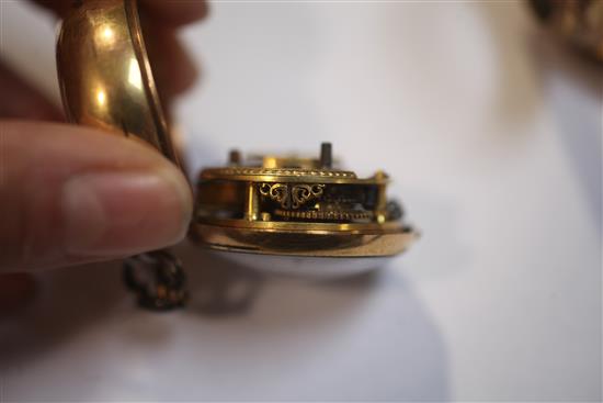 An early 19th century gilt metal pair cased keywind verge pocket watch by Williamson, London,
